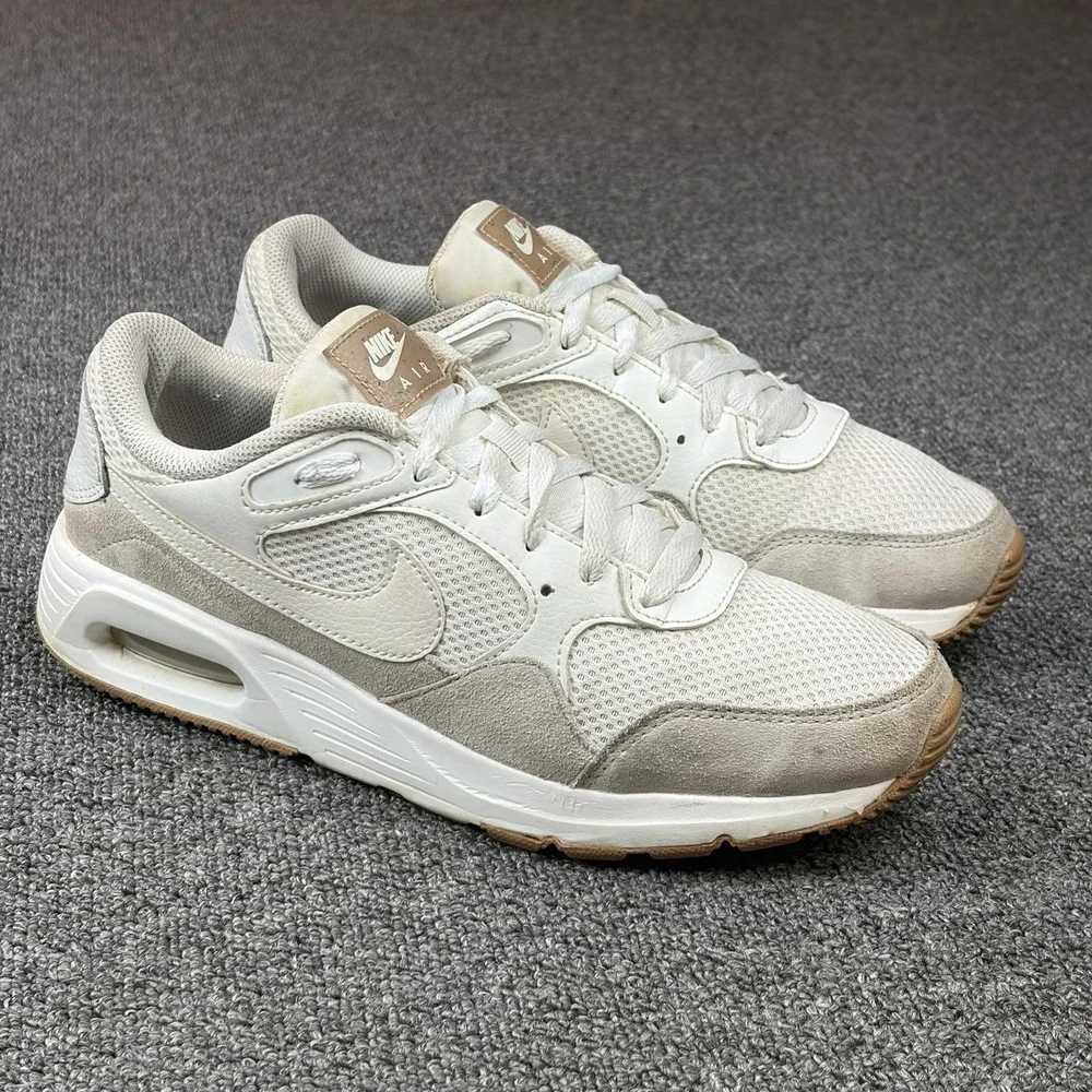 Nike Air Max SC Running Womens Size 9 White Platinum Tint Gum Brown CW4554-108